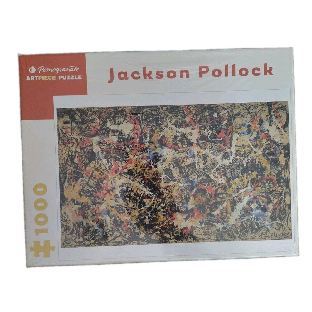 New Pomegranae Art Piece Jigsaw Puzzle Jackson Pollock Convergence 1000 Pieces